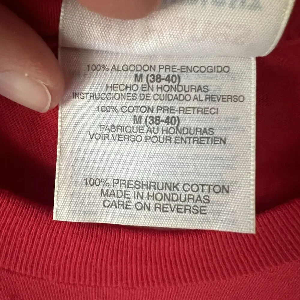 Vintage Coca Cola Shirt Medium Made in USA 90's Single Stitch Hanes Heavy Weight